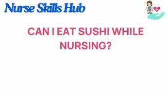 Sushi and Nursing: Is It Safe to Indulge While Breastfeeding?