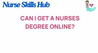 Unlocking Possibilities: Can You Really Earn a Nursing Degree Online?