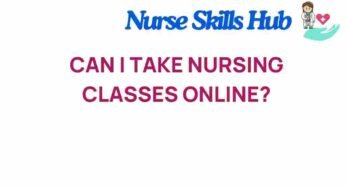 Unlocking the Future: Can I Take Nursing Classes Online?