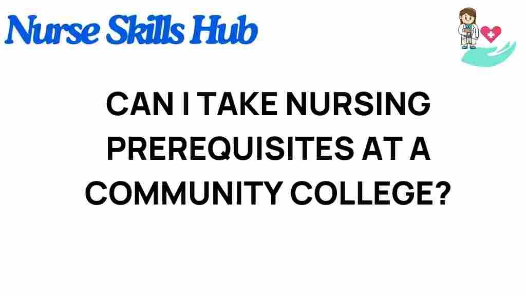 nursing-prerequisites-community-college