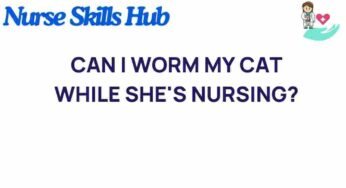 The Surprising Truth About Worming Nursing Cats: What You Need to Know