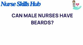 The Great Debate: Can Male Nurses Sport Beards Professionally?
