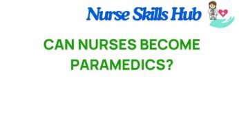The Intriguing Journey: Can Nurses Seamlessly Transition to Paramedics?