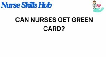 Navigating the Path: Can Nurses Secure a Green Card in the U.S.?