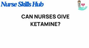 Unveiling the Controversy: Can Nurses Administer Ketamine?