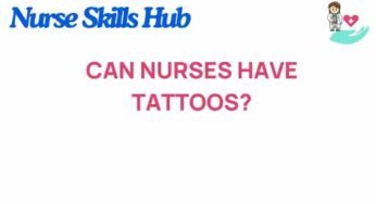 The Tattoo Debate: Can Nurses Sport Ink in the Workplace?