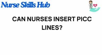 Unveiling the Truth: Can Nurses Safely Insert PICC Lines?