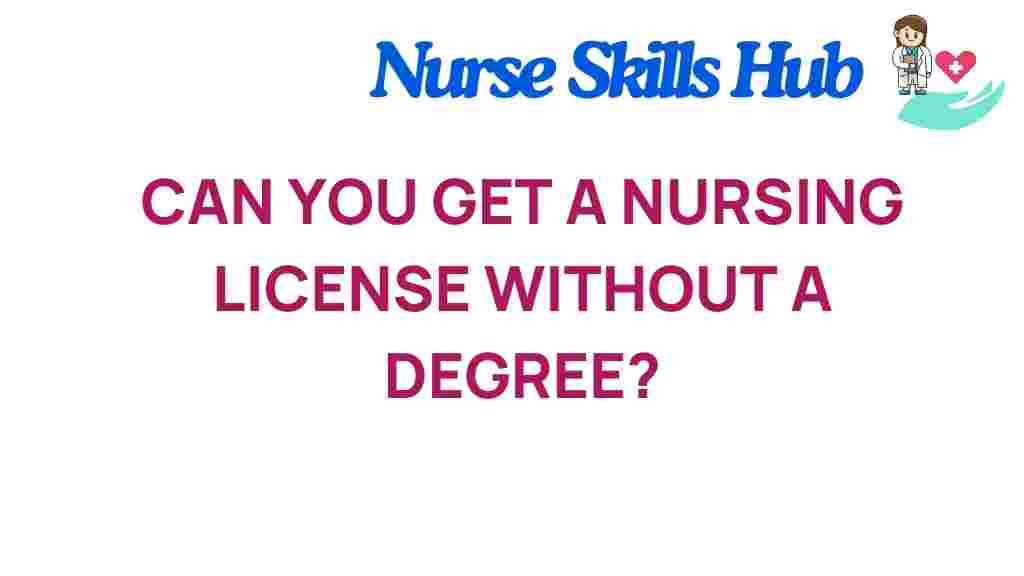 nursing-license-without-degree
