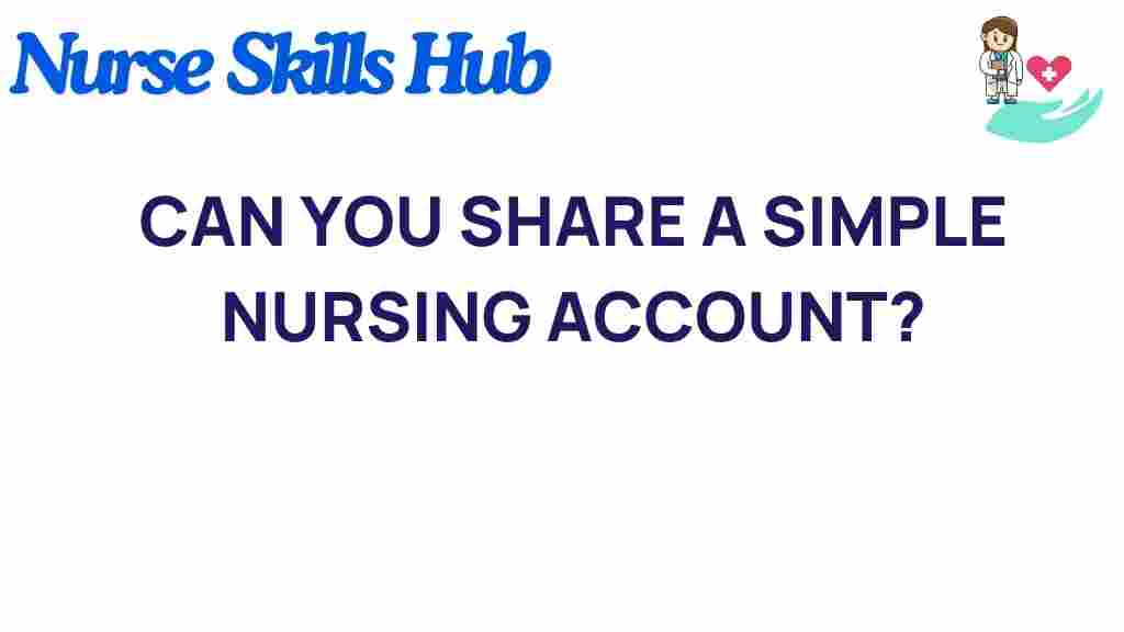nursing-simple-account