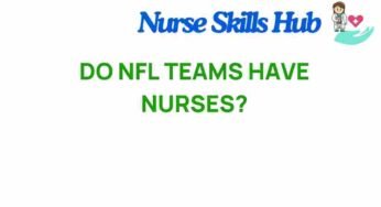 Unveiling the Hidden Health Professionals in the NFL: Do Teams Employ Nurses?
