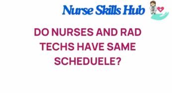 Do Nurses and Rad Techs Share the Same Schedule? Unveiling the Truth