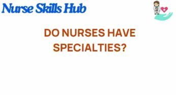 Unveiling the Diverse Specialties of Nursing: What You Need to Know