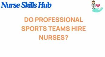Breaking Boundaries: Do Professional Sports Teams Hire Nurses?