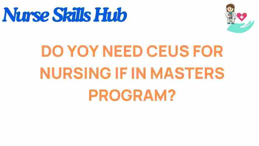 CEUs-nursing-masters-program