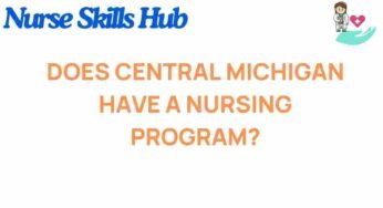 Unveiling the Nursing Program Landscape at Central Michigan University