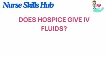 Unraveling the Mystery: Does Hospice Provide IV Fluids?