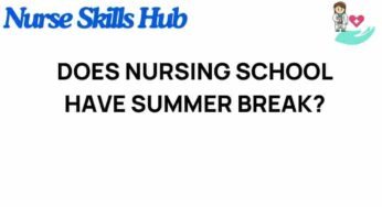 The Truth About Nursing School: Is There Really a Summer Break?