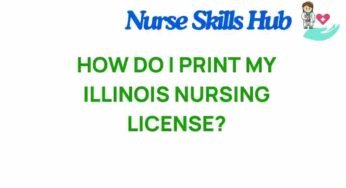 Unlocking the Mystery: How to Print Your Illinois Nursing License