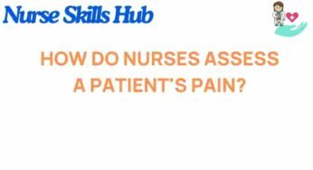 Unveiling the Art of Pain Assessment: How Nurses Detect Discomfort