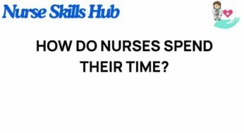 Unveiling the Daily Lives of Nurses: How They Spend Their Time