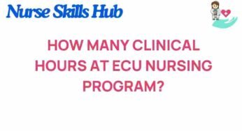 Unlocking the Secrets: How Many Clinical Hours Are Required at ECU’s Nursing Program?