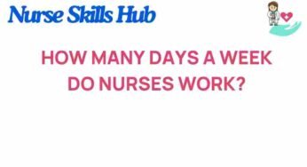 The Surprising Truth About How Many Days a Week Nurses Work