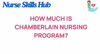 Unveiling the Costs: What to Expect from the Chamberlain Nursing Program
