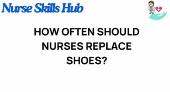 The Hidden Impact of Nurses’ Shoes: How Often Should They Be Replaced?