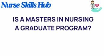 Unlocking Opportunities: Is a Master’s in Nursing a Graduate Program?