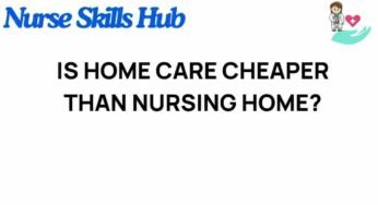 Is Home Care the More Affordable Option Than Nursing Homes?