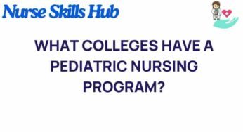 Uncovering the Best Colleges for Pediatric Nursing Programs