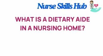 Unveiling the Role of Dietary Aides in Nursing Homes