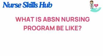 Unveiling the ABSN Nursing Program: What to Expect on Your Journey