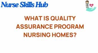 Unraveling Quality Assurance Programs in Nursing Homes
