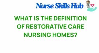 Unlocking the Secrets of Restorative Care in Nursing Homes