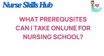 Unlocking Your Future: Online Prerequisites for Nursing School