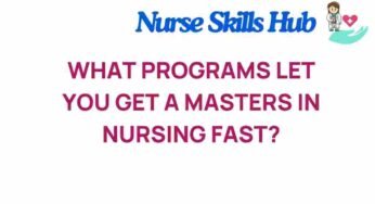 Accelerate Your Career: Fast-Track Masters in Nursing Programs
