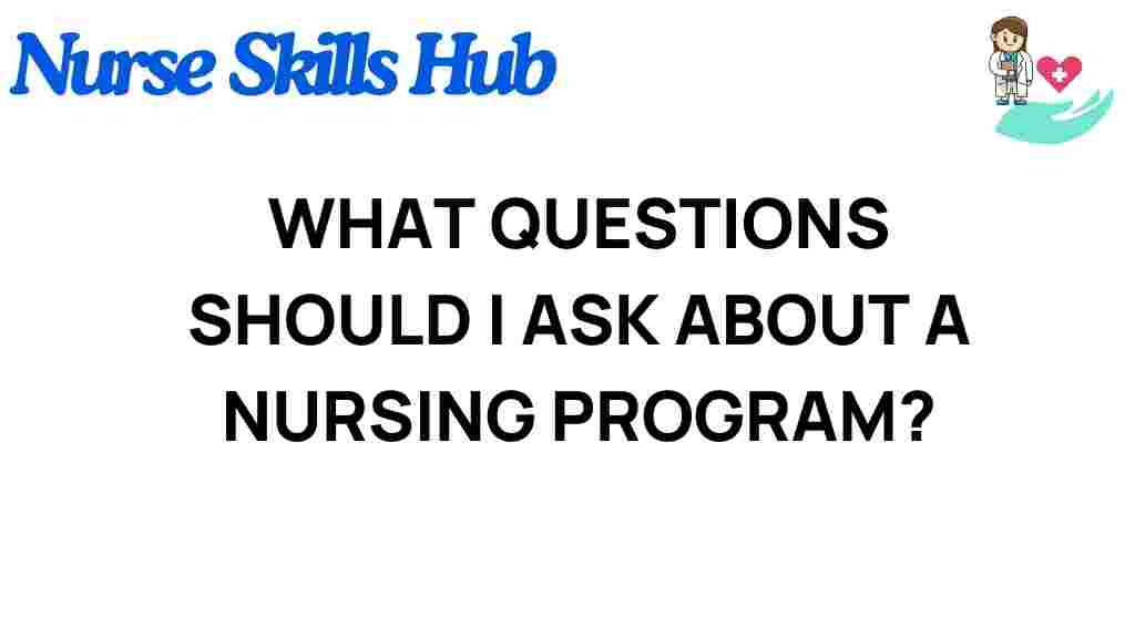 nursing-program-questions