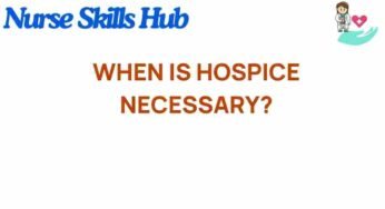 The Crucial Question: When is Hospice Necessary for Patients?