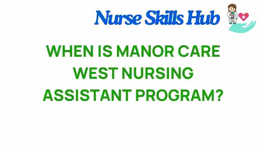 manor-care-west-nursing-assistant-program