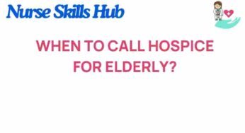 Understanding When to Call Hospice for Elderly Loved Ones