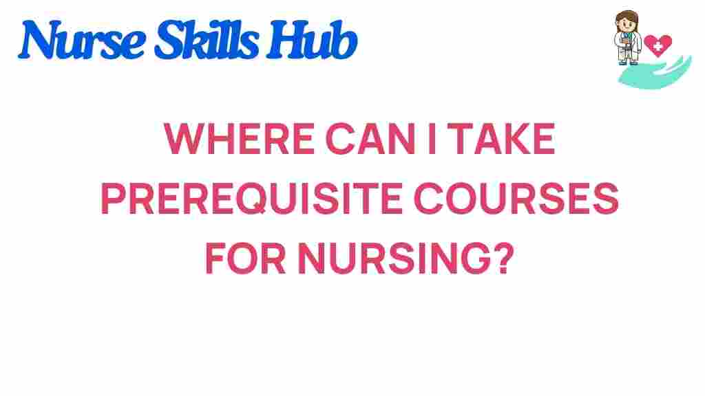 nursing-prerequisite-courses